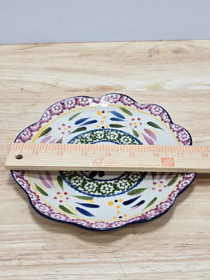 2 Temptations by Tara Old World Confetti Salad Plate - Image 3 of 3