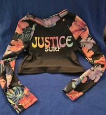 Juatice Surf Swim Shirt Girls Xs 5/6