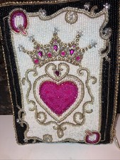 Mary Frances Deal Me In Crossbody Beaded bag/New W/Tags