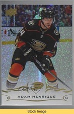 2018-19 Upper Deck Speckled Rainbow Foil Adam Henrique #1 READ 0a4