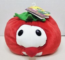 VeggieTales Bob the Tomato Plush Beanbag Plush Vintage 1990s By C.R. Gibson NWT