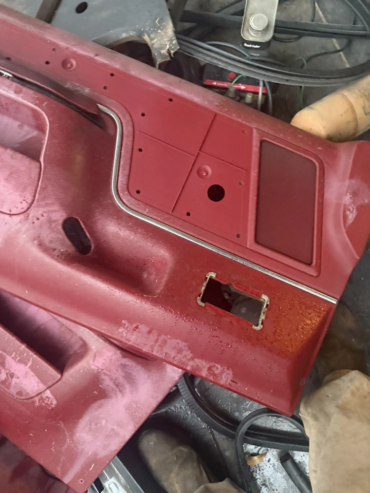 Par de paneles de puerta izquierda derecha ford f150 f250 f350 1987-1991 rojo bronce Foto 3 de 4