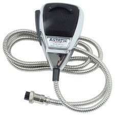 Astatic 636L-C 636l-c Chrome 4 Pin Dynamic Noise Cancelling Professional