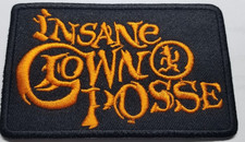 Insane Clown Posse embroidered orange Patch approx 2.5 x 4"