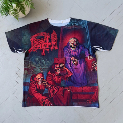 Hot Rare Death Band Special Graphic 3D All Over Print Tee Shirt For Fan TT1113