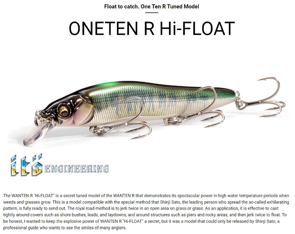 Megabass Vision 110 Oneten High Flottant Leurre Ito Kinari (1189) - Photo 3/4