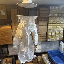 Kids Youth Honey Bee Full Suit Protective Equipment  Round Hood XS Beekeeping