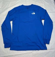 T-SHIRT MANICA LUNGA The North Face Evo Box NSE LS (Hero Blue) nuova con etichette