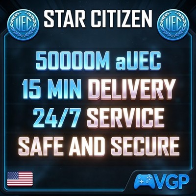 Star Citizen aUEC  50000M  Version 4.7.2 LIVE | SC aUEC  100% Positive FB