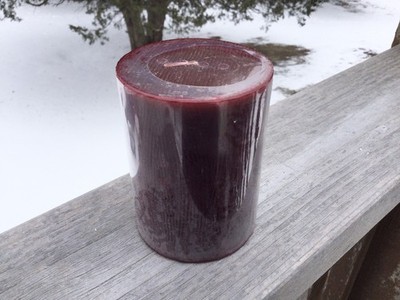 Pier 1 Imports Winterberry Scented 3  x 4  Sealed Pillar Candle