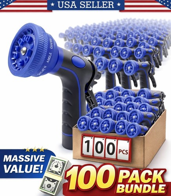 #ad #ad 100 pack heavy duty high pressure spray nozzle garden hose nozzle 10 patterns $299.99