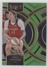 2024 Panini Select WNBA Premier Level Neon Green Prizm 34/75 Emily Engstler s3g