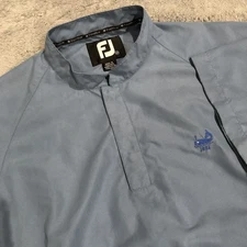 FJ Footjoy 1891 Maidstone Club Whale Logo Men’s M Short Sleeve Rain Golf Jacket
