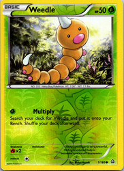 Weedle 1/160 XY - Primal Clash Reverse Holo Common