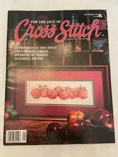 1996 Sept FOR THE LOVE OF CROSS STITCH Vol 9 No 2 Veggies Gifts Xmas