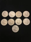 Collection Of 9 Bicentennial Kennedy Half Dollars