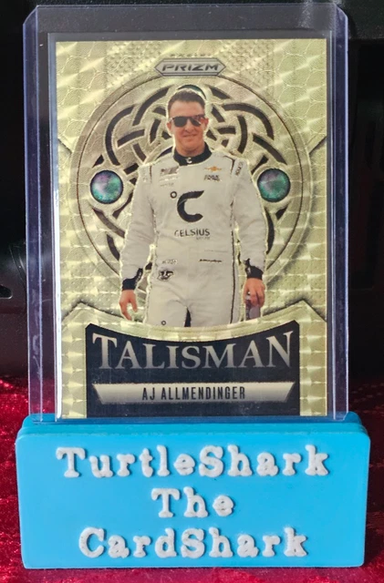 AJ Allmendinger 2025 Panini Prizm Racing Talisman Gold Vinyl 1 of 1