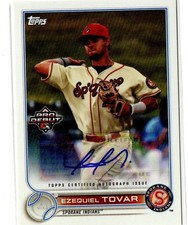 2022 Topps Pro Debut - Ezequiel Tovar #PD-64 Autographs (AU, RC)