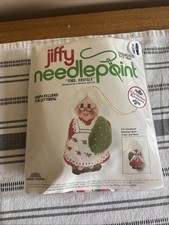 Sunset Designs Jiffy Needlepoint Kit - 5032 Mrs Kringle 5.5in tall