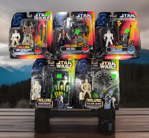 Star Wars Power of the Force Lot of 5 - Kenner Deluxe Sets