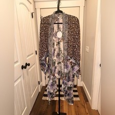 NWT Umgee Size S/M Floral Mixed-Print Open Front Kimono Jacket - Women