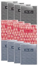 Mini Photo Album Pack of 6 - 4x6 Inch Flexible Cover for 36 Photos
