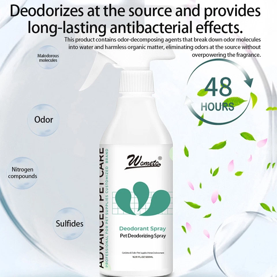 Déodorant nettoyant pour chats et chiens, élimine l'urine - 500 ml - Photo 3/4