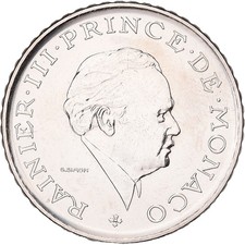 [#639575] Monaco, Rainier III, 2 Francs, 1979, ESSAI, Nickel, MS, Gadoury:MC 151