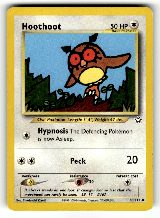 Hoothoot 060/111 Unlimited Common Neo Genesis