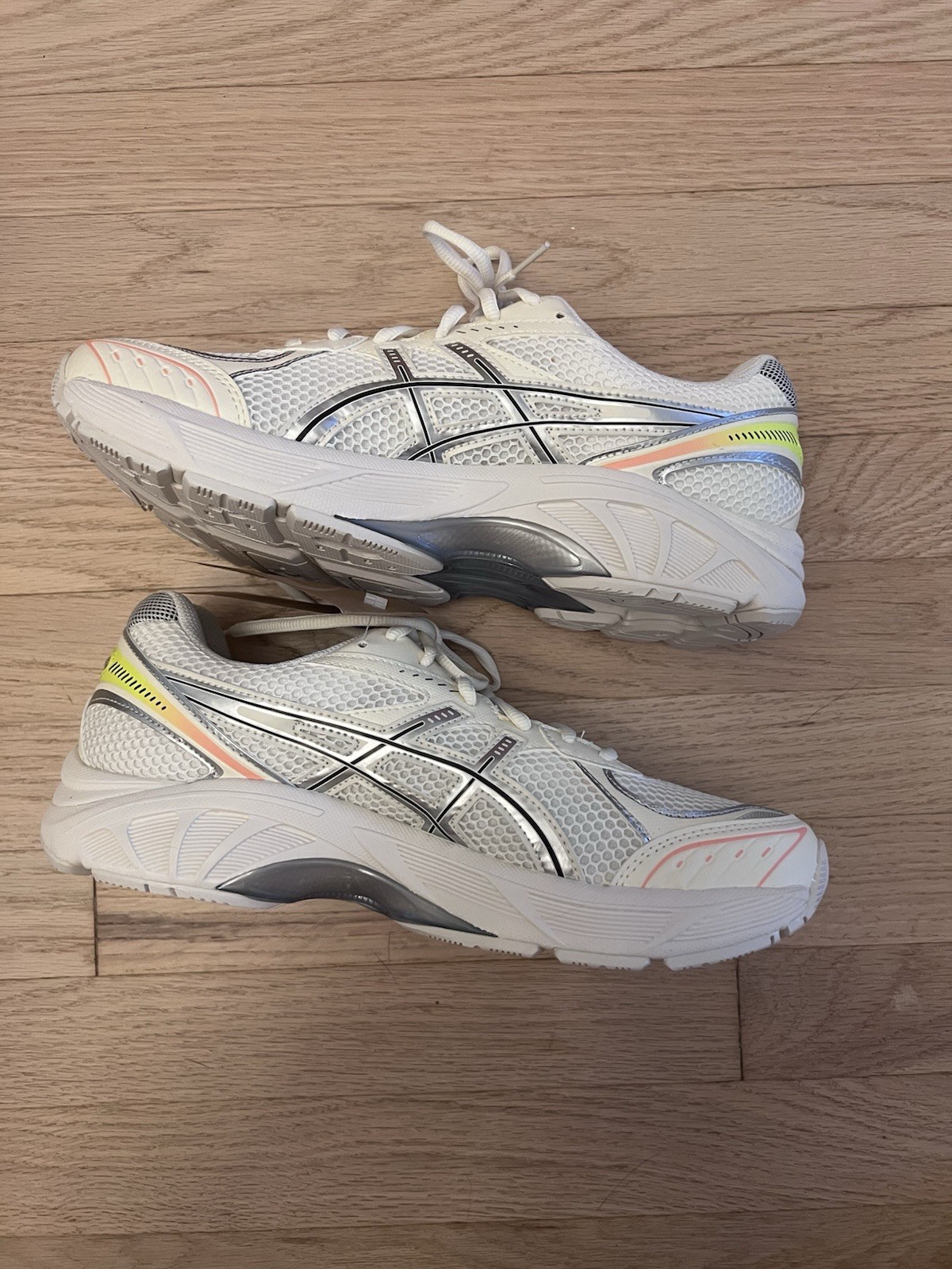 ASICS GT 2160 Paris Men's 9.5 Ivory/Pink Athletic Sneakers NWT image 6