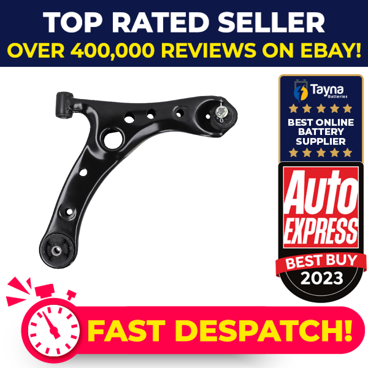 Wishbone / Suspension Arm fits TOYOTA AVENSIS VERSO ACM21 2.4 Front Right 2AZ-FE