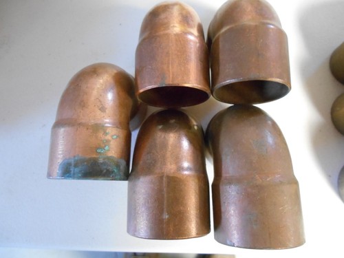 NOS 1 1/2" Copper Coupling and 90 Degree Elbow Lot Some Nibco