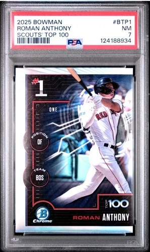 2025 Bowman Scouts' Top 100 Roman Anthony #BTP1 PSA 7
