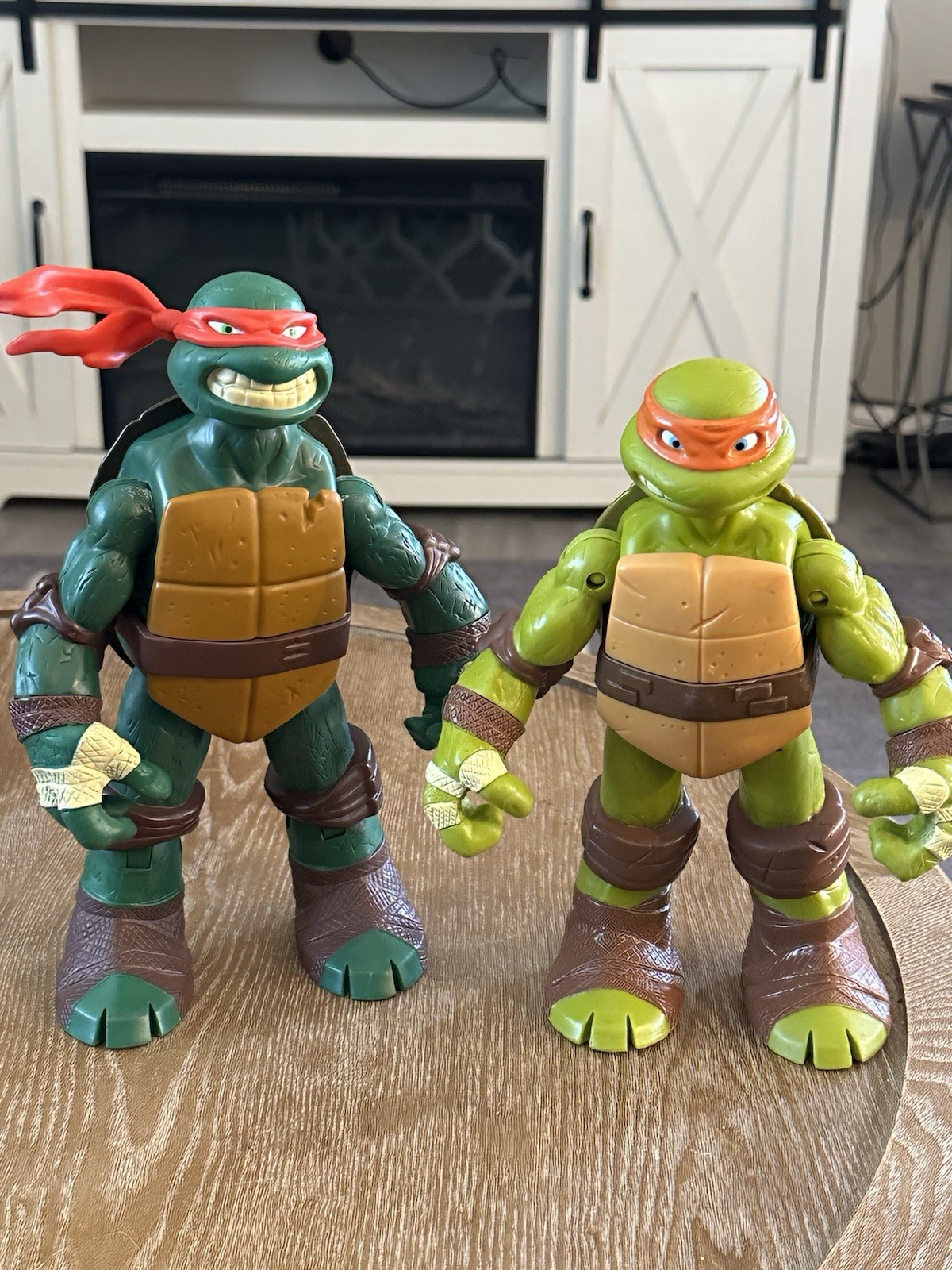2012 Teenage Mutant Ninja Turtles Battle Shell action figures. Lot of 2 ...