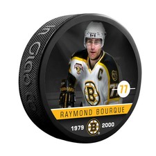 Ray Bourque Boston Bruins NHL Alumni Souvenir Hockey Puck