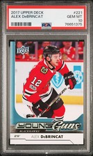 2017-18 Upper Deck Alex Debrincat #221 Young Guns Rookie PSA 10