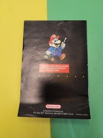 Super nes snes controller manual insert Sns-cr(usa-2)