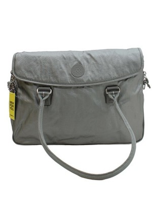 Kipling Herren Tasche grau gepunktet 100% Nylon Beuteltasche