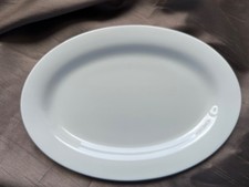 Bone China Medium  Oval Plate / Platter 12" - 32.5cm New White - Single Plate