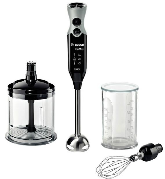 Bosch MSM67160 frullatore Frullatore ad immersione 750 W Nero, Grigio