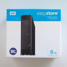 WD easystore 8TB Desktop External HDD USB 3.0 - Sealed - Never Opened