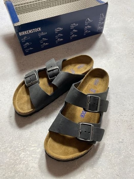 Women BIRKENSTOCK Sandals Black Leather 39