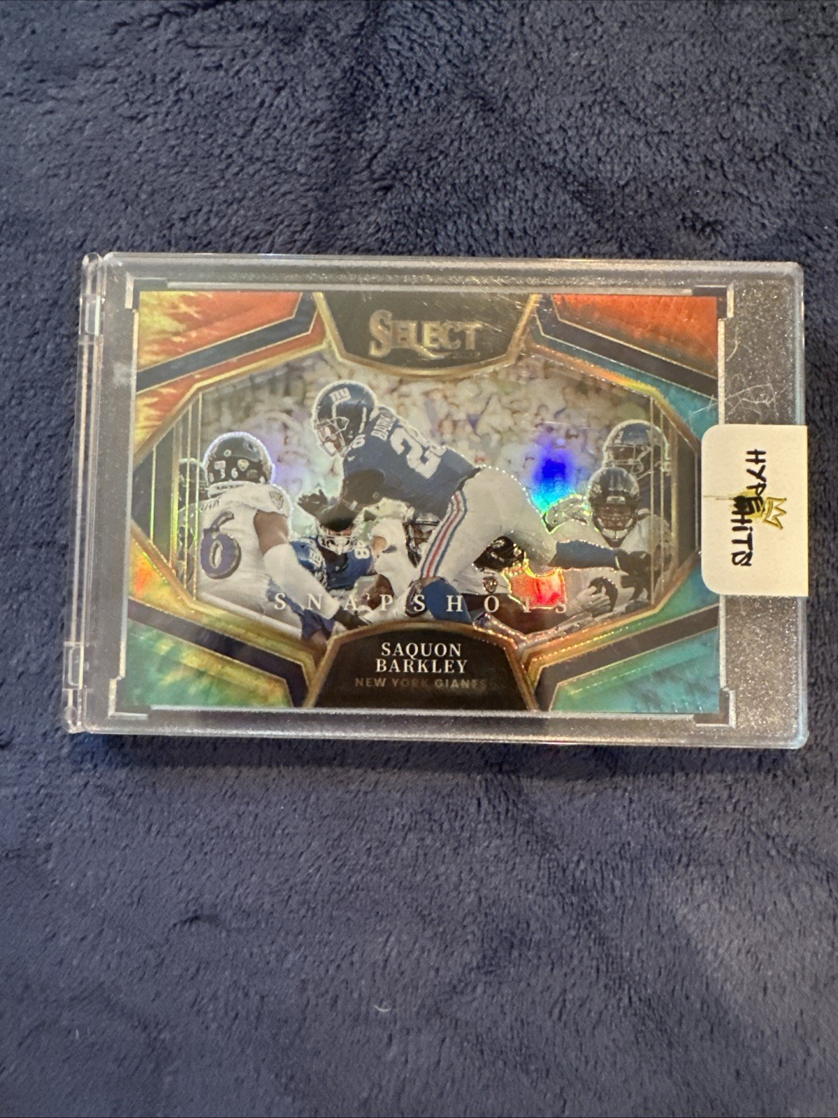 2022 Select Saquon Barkley Tie-Dye Snapshots /25 SSP EAGLES