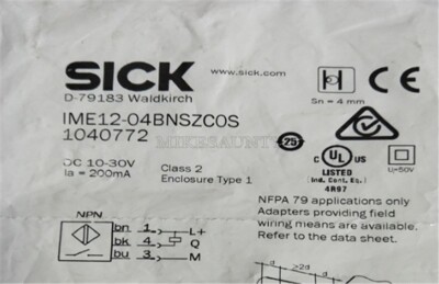 1Pc Sick IME12-04BNSZCOS yt