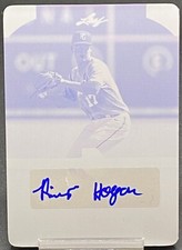2015 LEAF PERFECT GAME NATIONAL MAGENTA PLATE AUTO RILEY HOGAN  1/1
