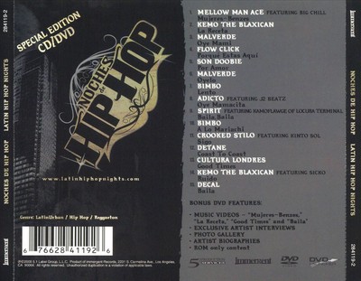 VARIOUS ARTISTS NOCHES DE HIP HOP NEW CD