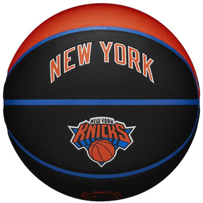 Basketball Unisex, Wilson NBA Team City Collector New York Knicks Ball, Schwarz