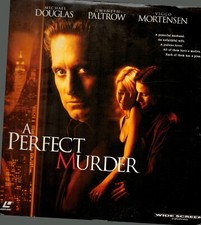 A Perfect Murder Widescreen Laserdisc LD Michael Douglas Gwyneth Paltrow 1998