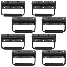 8 Pack Spring Loaded Case Handles Stainless Steel Surface Mount Chest Handles
