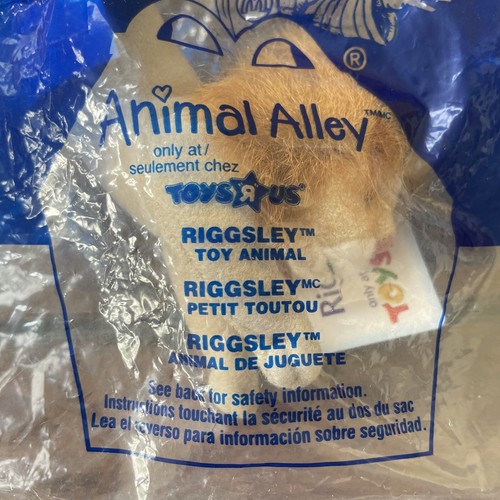McDonalds Animal Alley Riggsley Plush Stuffed Lion Toys R Us Exclusive 2001 - Picture 2 of 5
